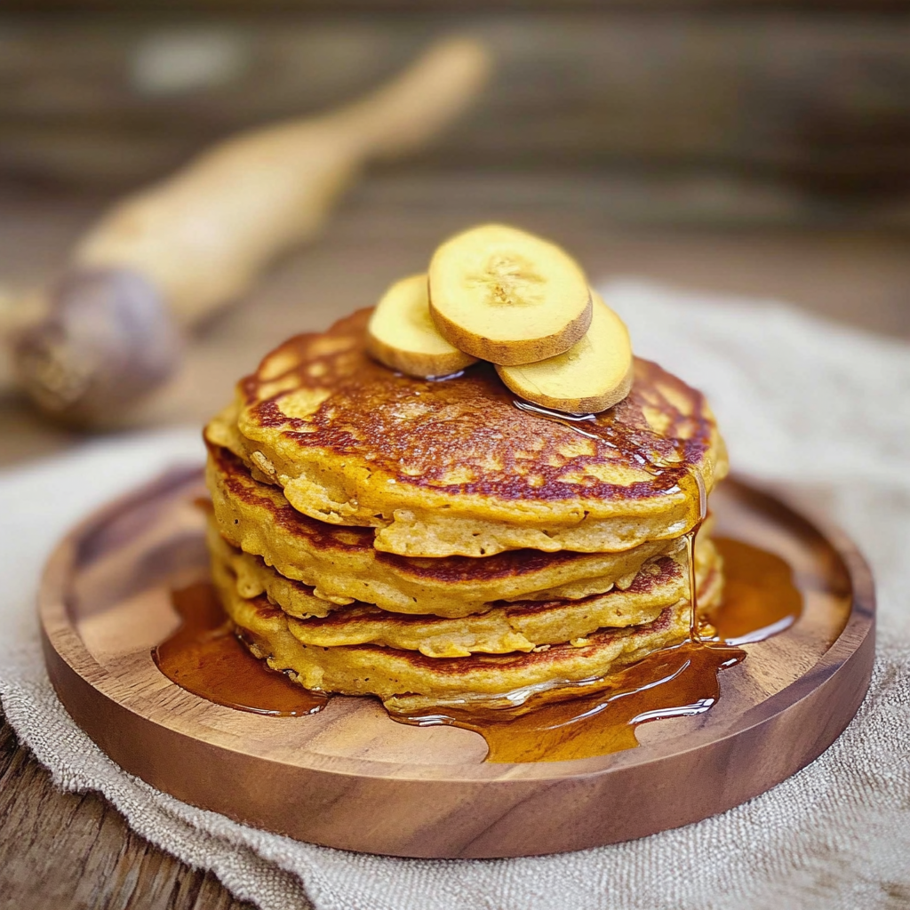 Fluffy Sweet Potato Pancakes Recipe