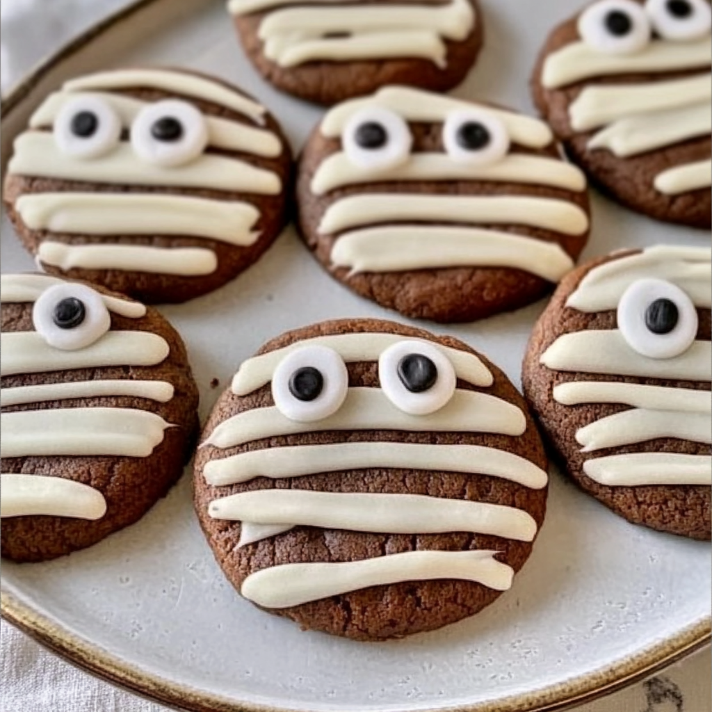 Halloween Mummy Cookies