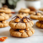 Halloween Peanut Butter Spider Cookies Recipe