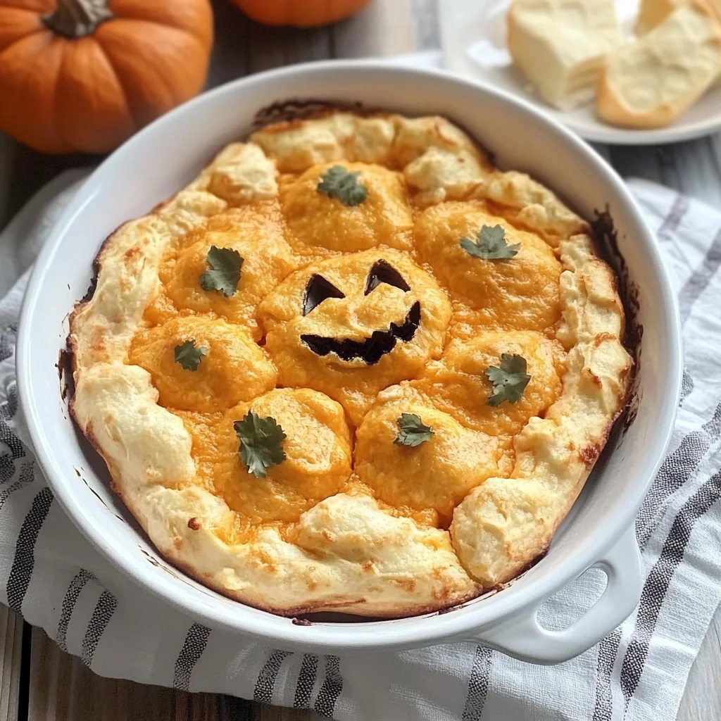 Halloween Buffalo Chicken Dip