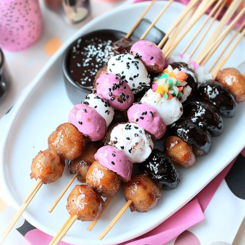 Broomstick Skewers with Donuts