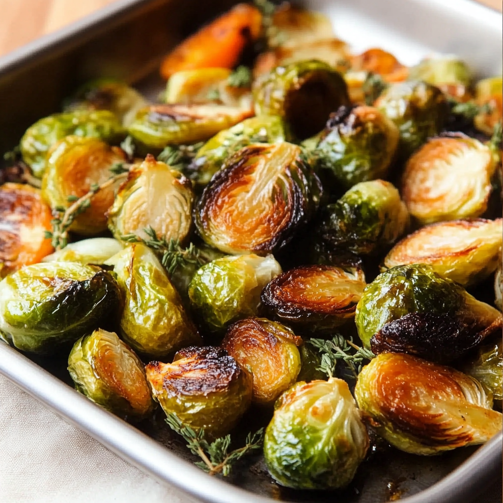 Roasted Brussels Sprouts Side Dish Recipe