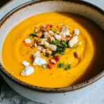High Protein Cottage Cheese Butternut Squash Soup