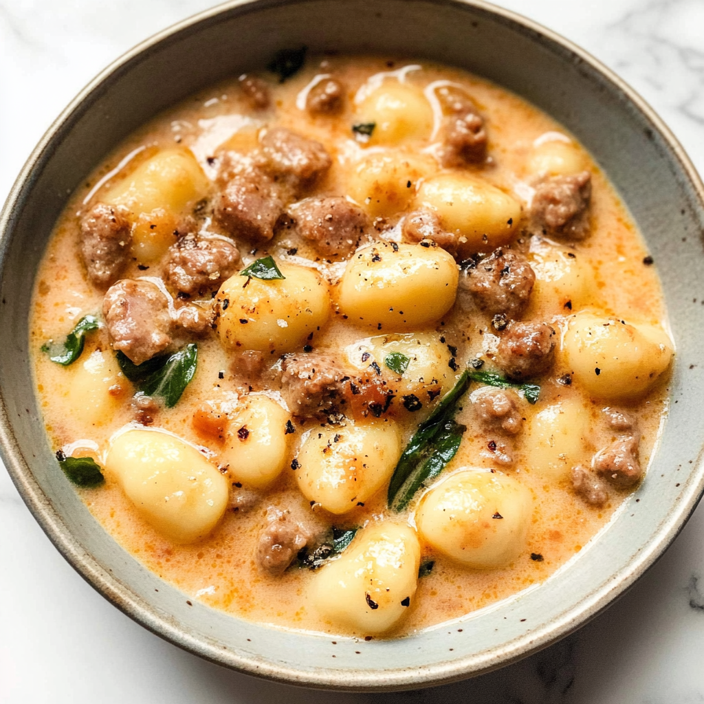 Creamy Italian Sausage Gnocchi