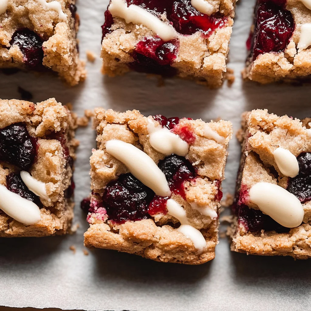 Cranberry Crumble Bars