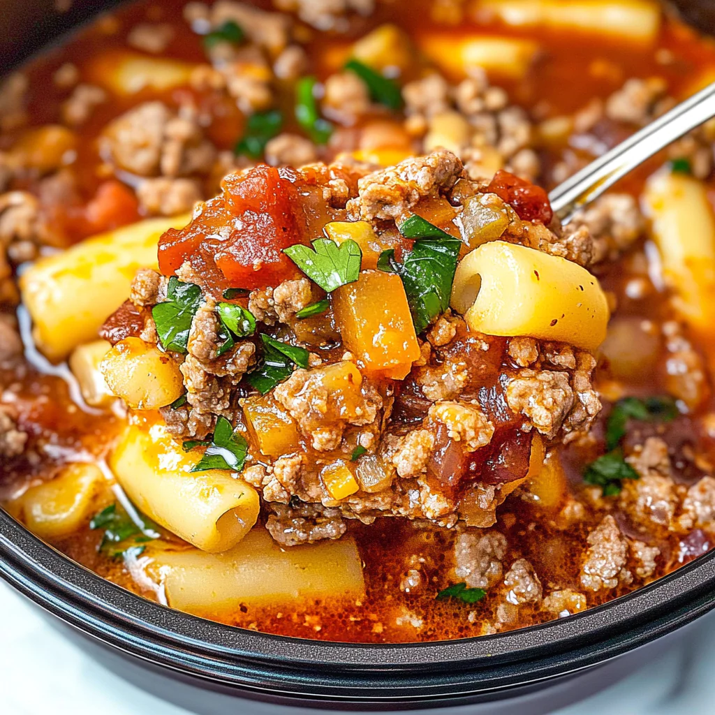 Classic Hamburger Soup