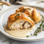 Chicken Wellington with Dijon Cream Sauce Recipe