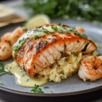 Shrimp Stuffed Salmon Recipe