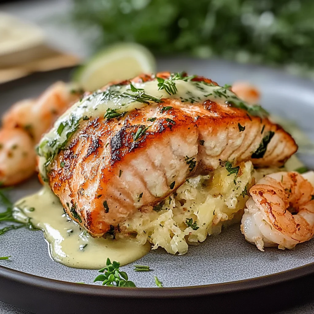 Shrimp Stuffed Salmon Recipe