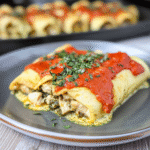 Pesto Chicken Crepes