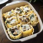 Mushroom and Spinach Lasagna Roll Ups Recipe