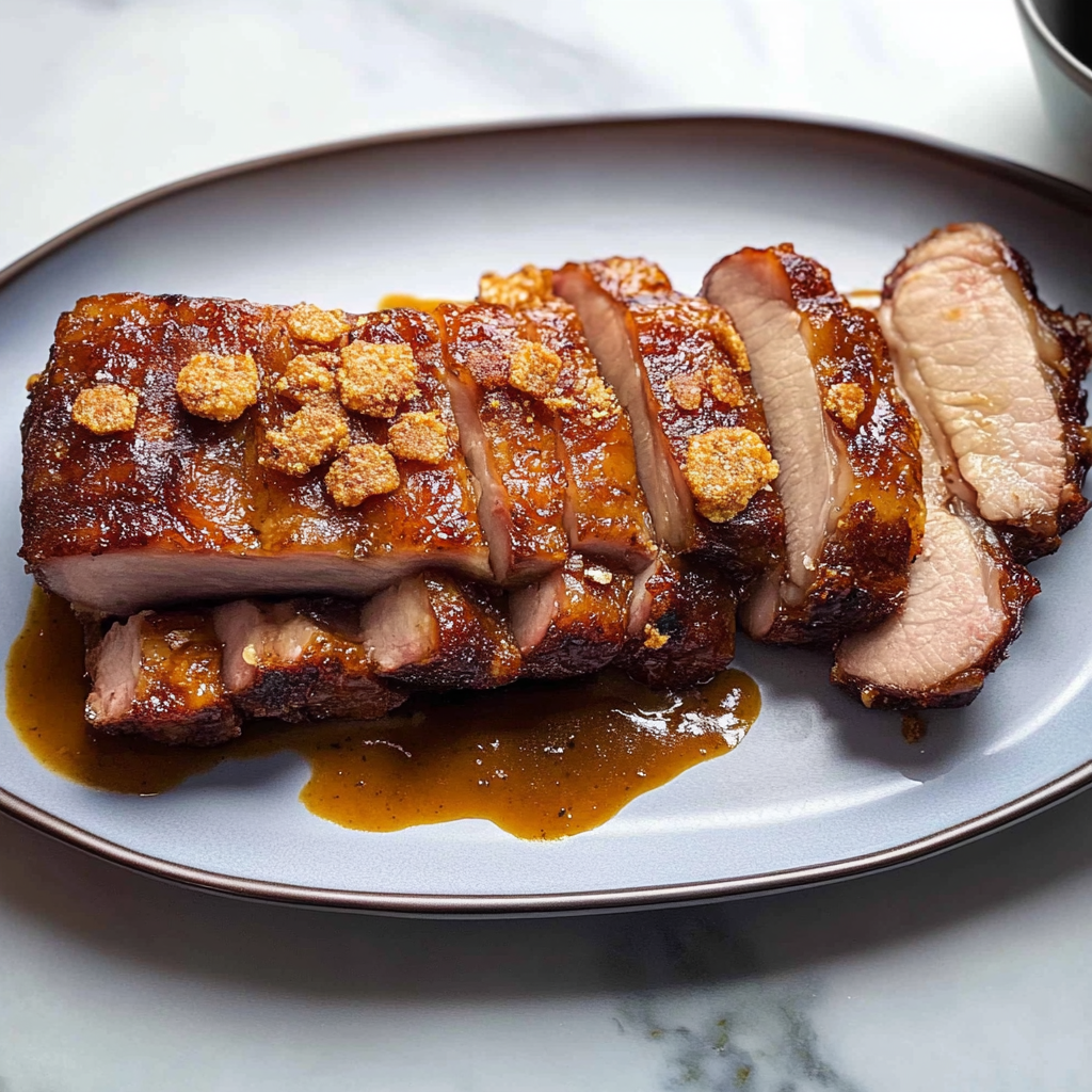 Crispy Pork Belly Slices with Cider
