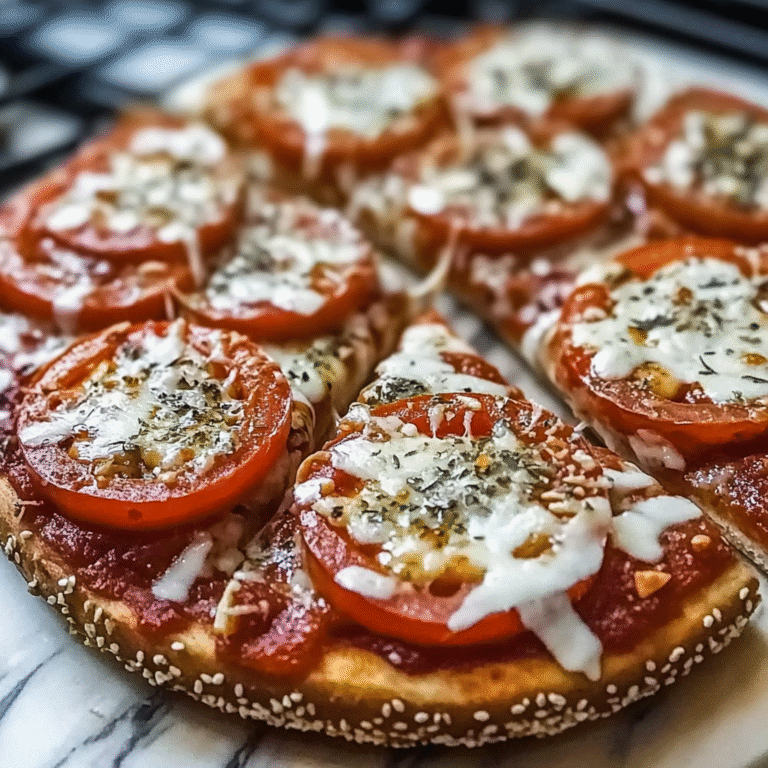 High Protein Pizza Bagels
