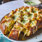 Cheesy Pull-Apart Garlic Bread Recipe