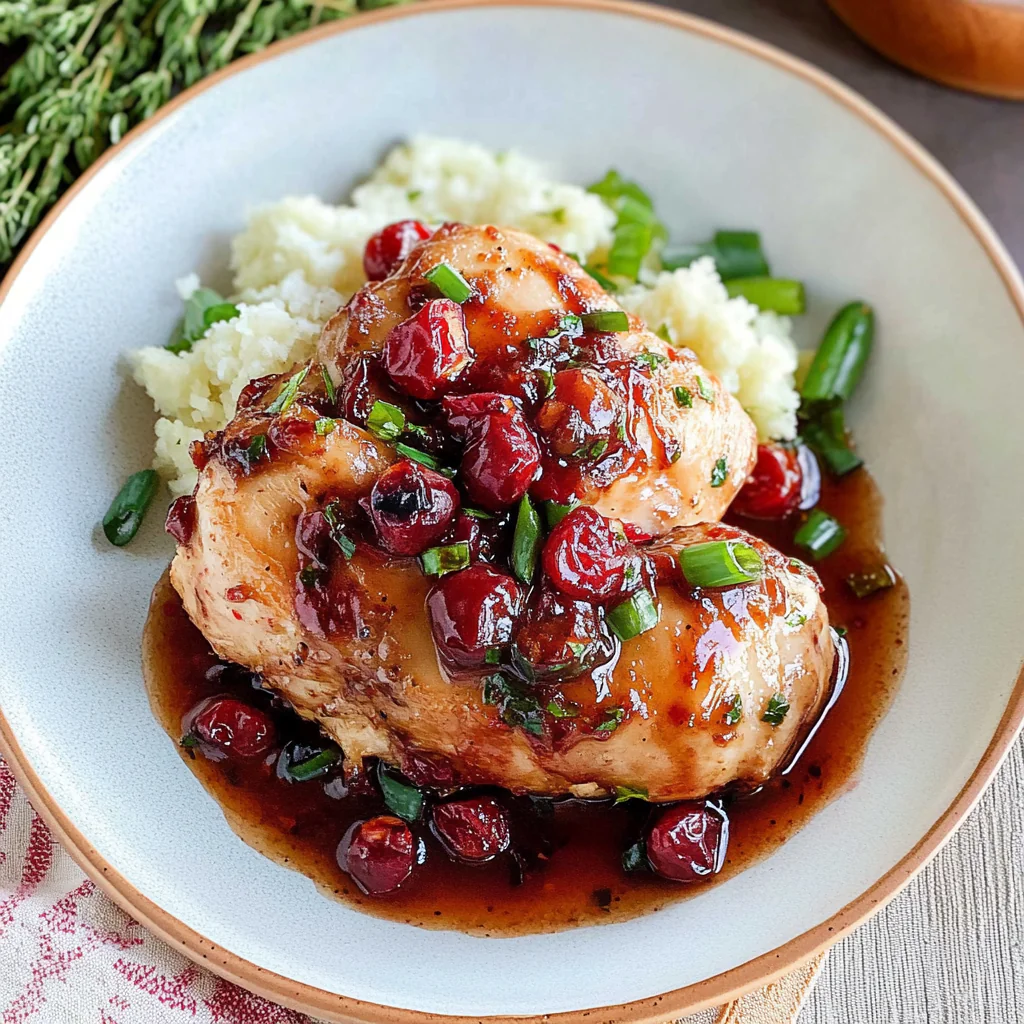 Cranberry Chicken Recipe