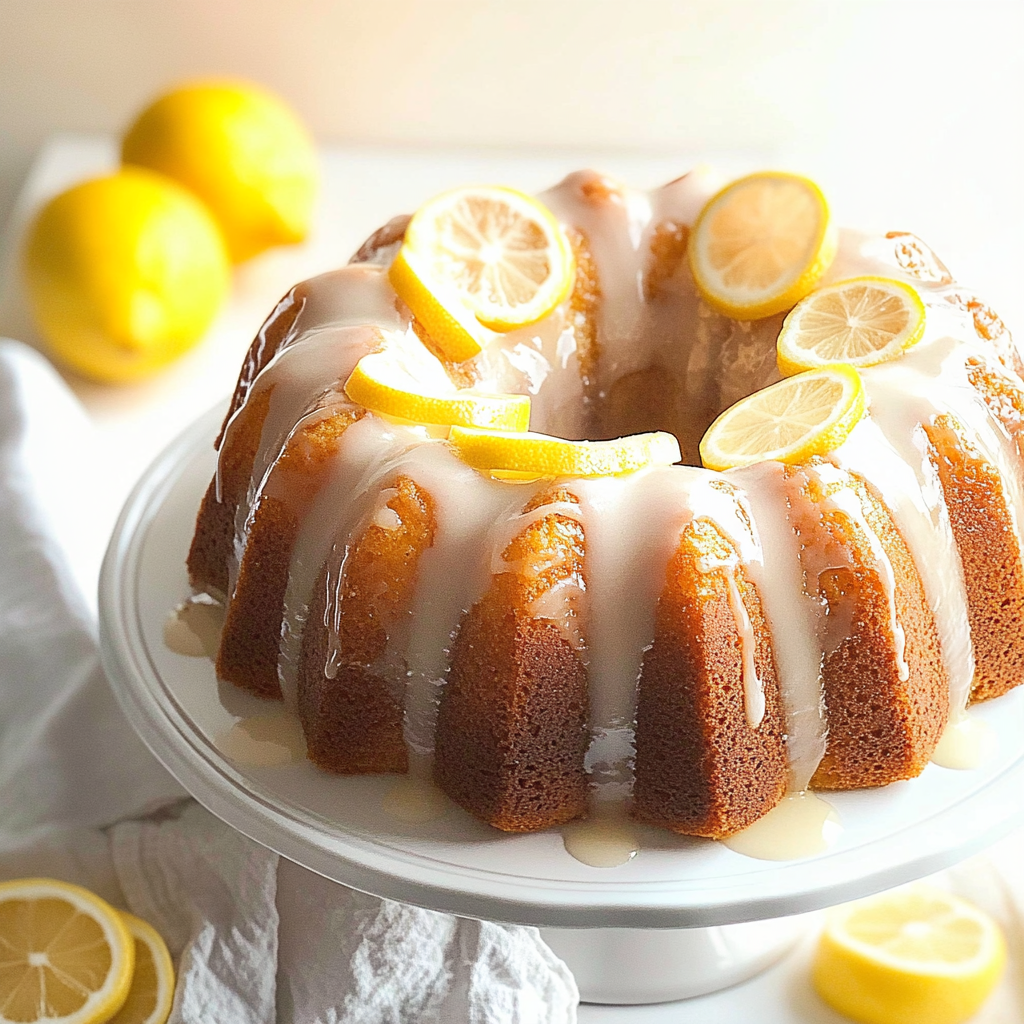 Homemade Gluten Free Lemon Bundt Cake Recipe