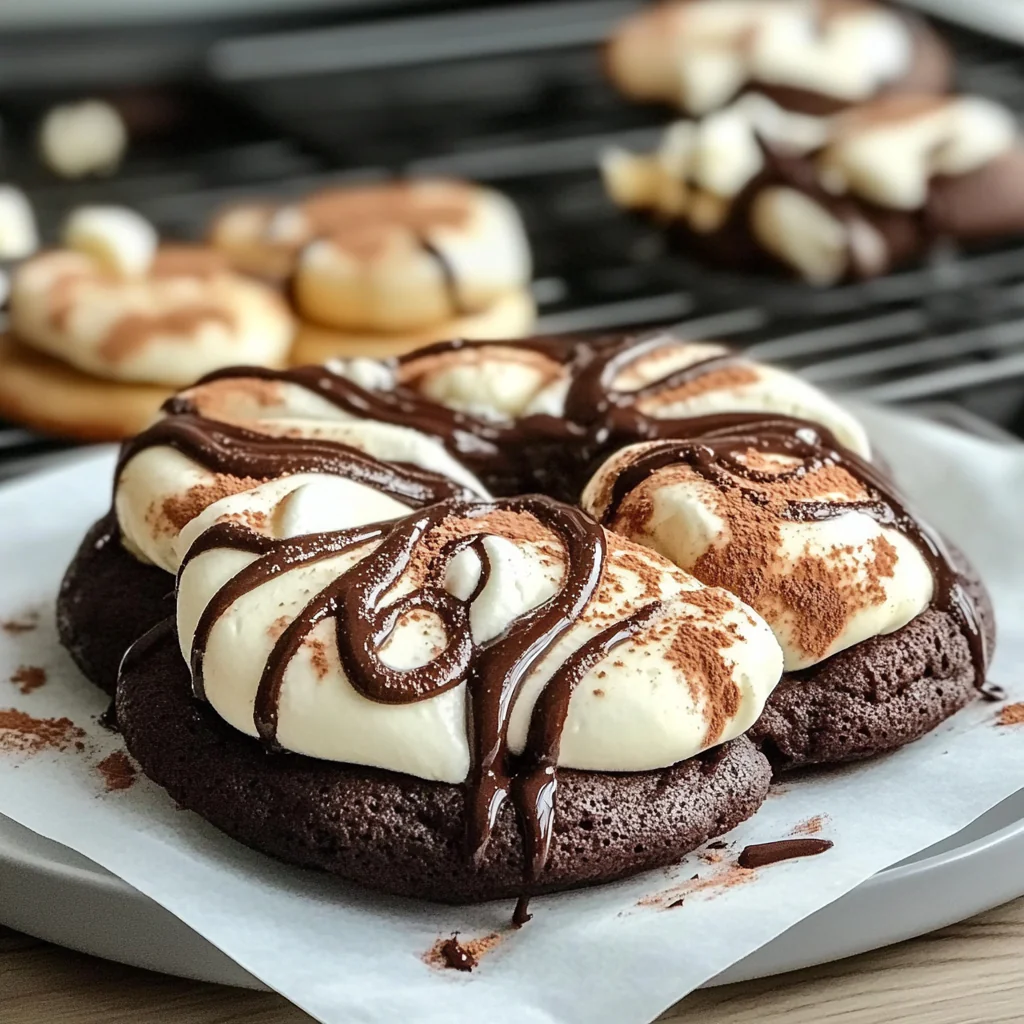 Chocolate Marshmallow Cookies Recipe