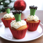 Santa Legs Cupcakes