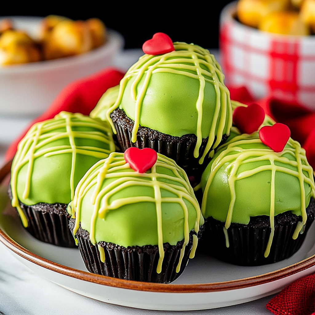 No-Bake Grinch Oreo Truffles Recipe