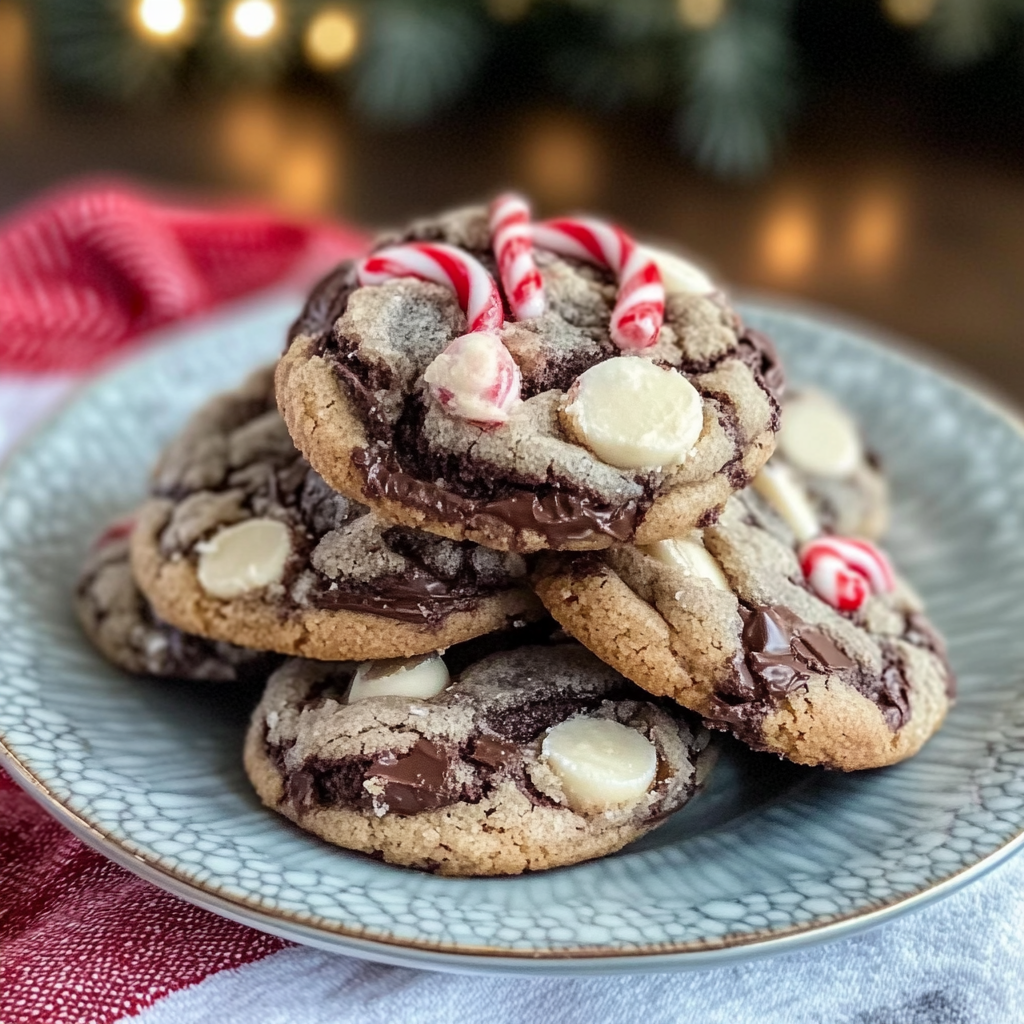 Peppermint Chocolate Blossom Cookies Recipe