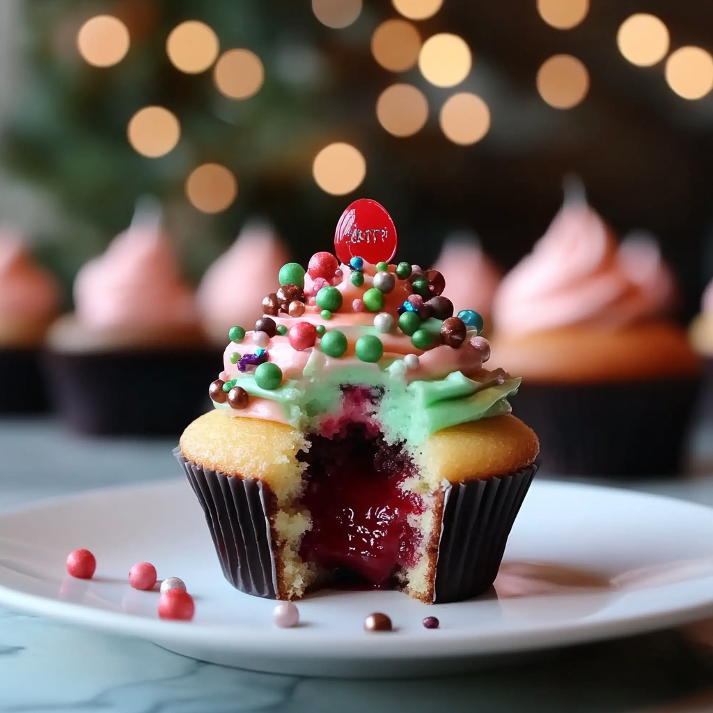 Holiday Surprise Cupcakes Recipe