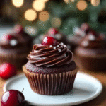 Decadent Chocolate Cranberry Cupcakes Recipe