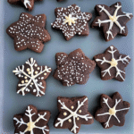 Magical Brownie Snowflake Cookies