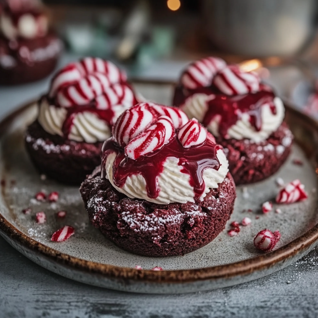 Peppermint Red Velvet Blossoms Recipe