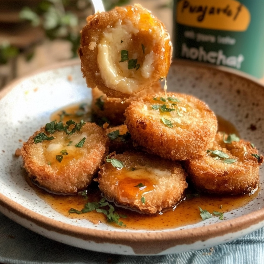 Honey-Drizzled Goat Cheese Bites Recipe