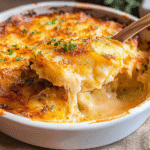 Cheesy Potatoes Au Gratin Recipe