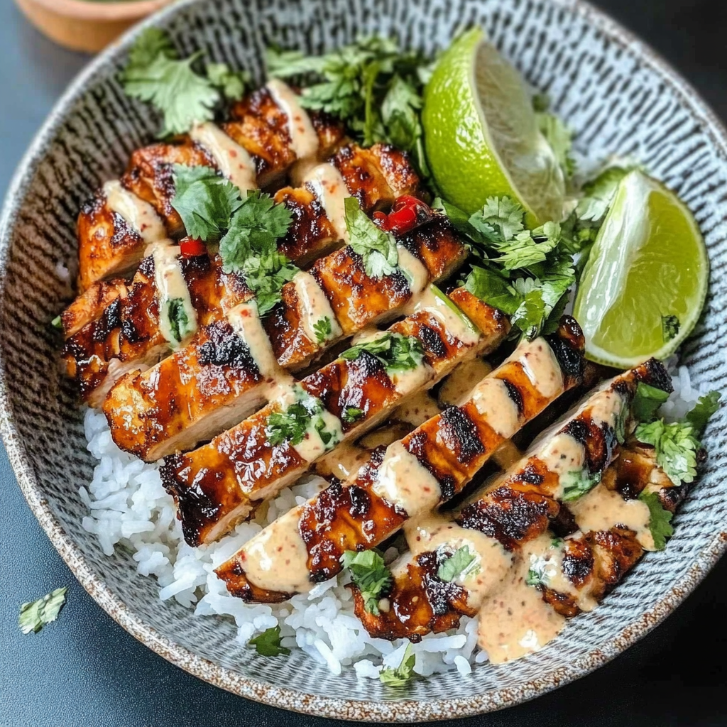 Sweet Chili Chicken Bowl with Coconut Bliss