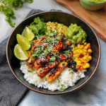 Honey Lime Chicken & Rice Bowls Recipe