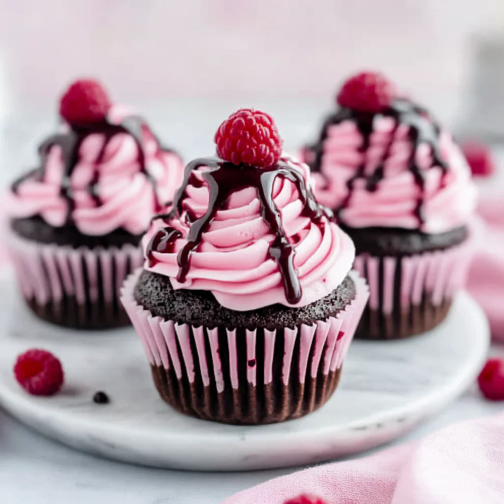 Chocolate Raspberry Cupcakes Recip