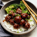 Mongolian Beef Meatballs Recipe