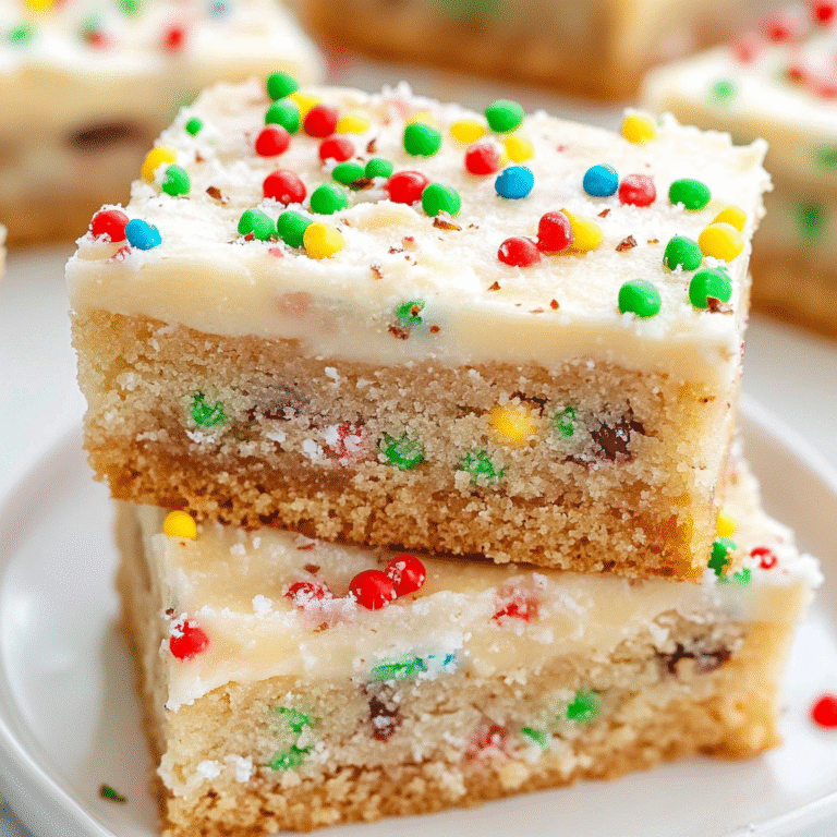 Sugar Cookie Bars Recipe