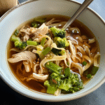 Ginger Garlic Chicken Noodle Soup Recipe